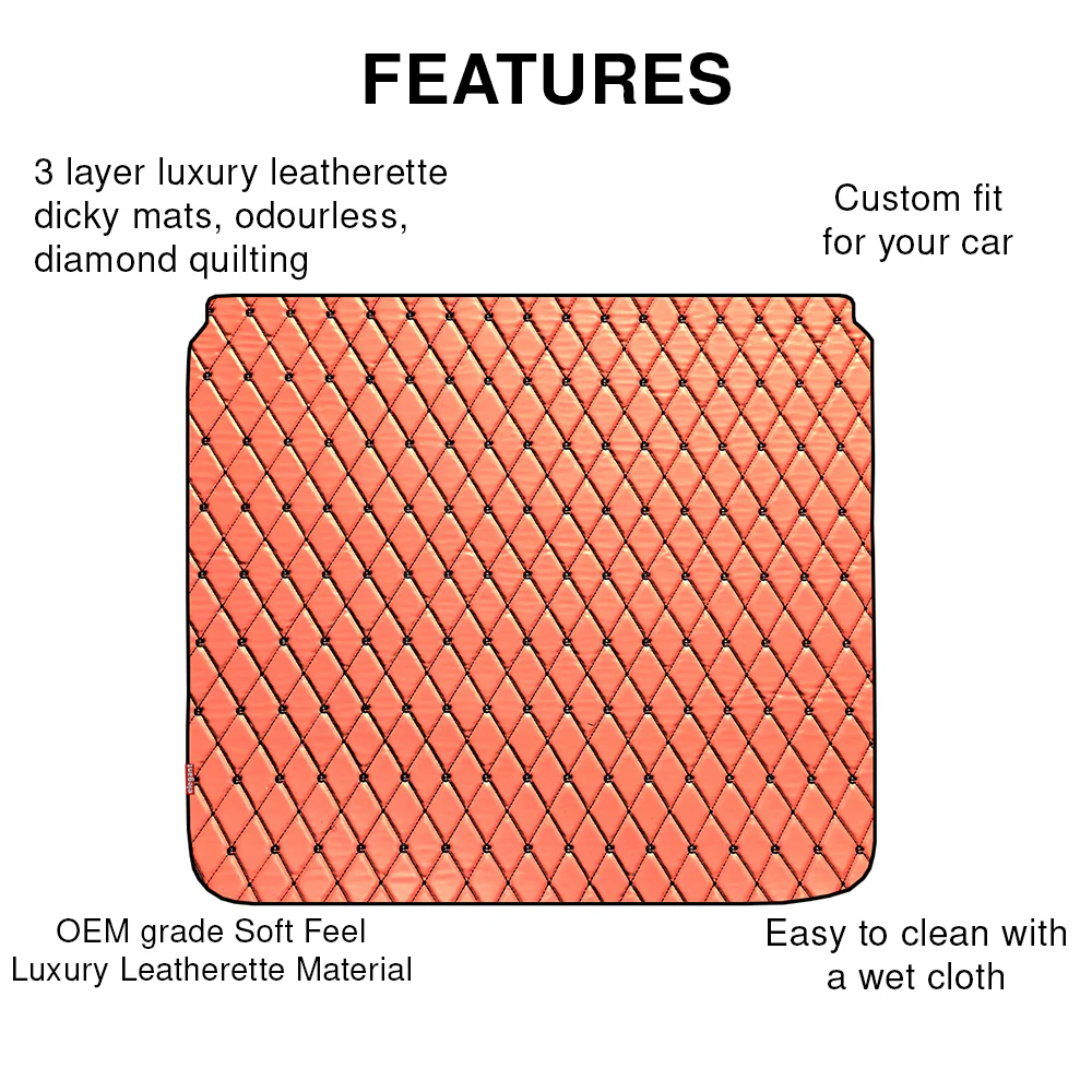 Luxury Leatherette Car Dicky Mat For Maruti S-Cross - Image 12