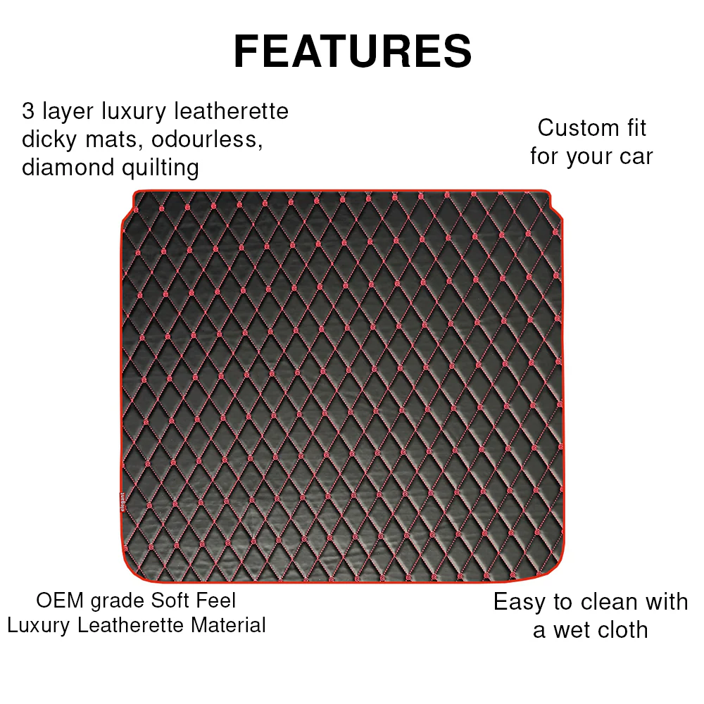 Luxury Leatherette Car Dicky Mat For Maruti Wagon R - Image 8