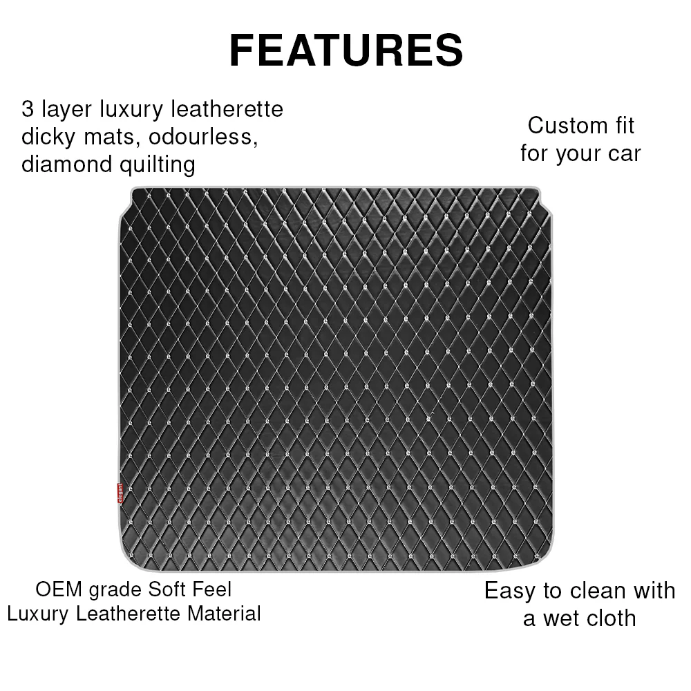Luxury Leatherette Car Dicky Mat For MG Gloster - Image 2