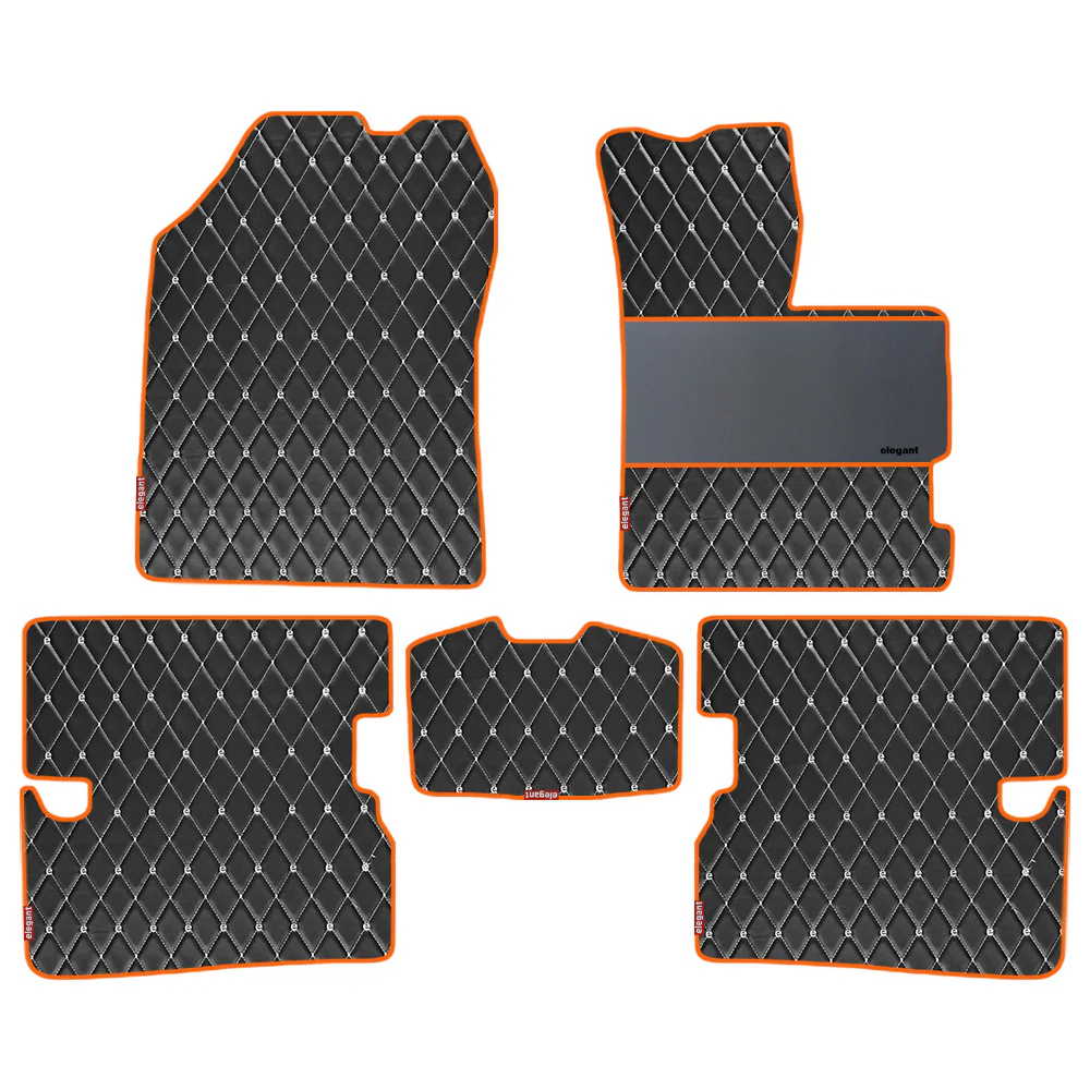 Luxury Leatherette Car Floor Mat For Honda Amaze - Image 7