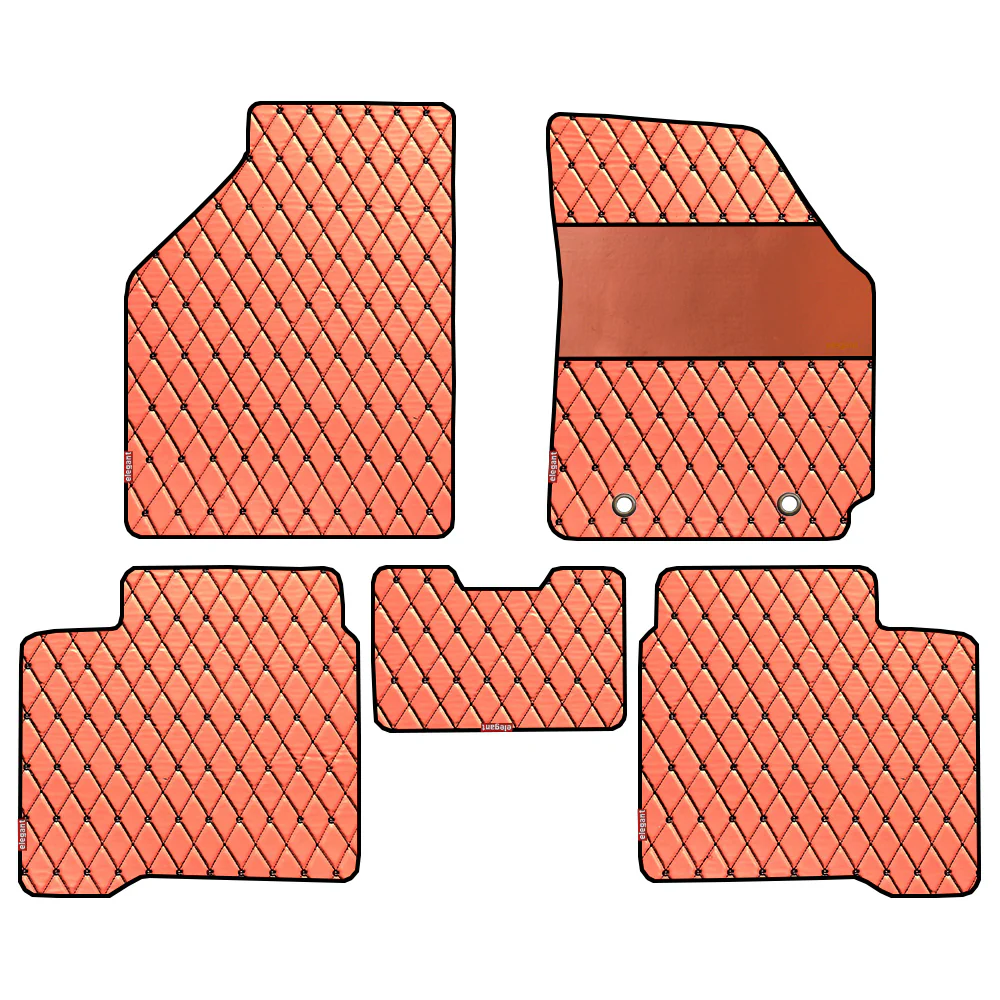 Luxury Leatherette Car Floor Mat For Toyota Glanza - Image 10