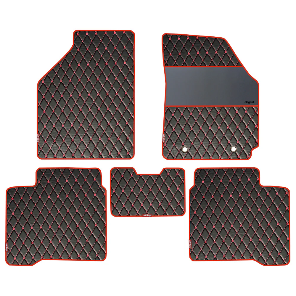 Luxury Leatherette Car Floor Mat For Toyota Glanza - Image 7