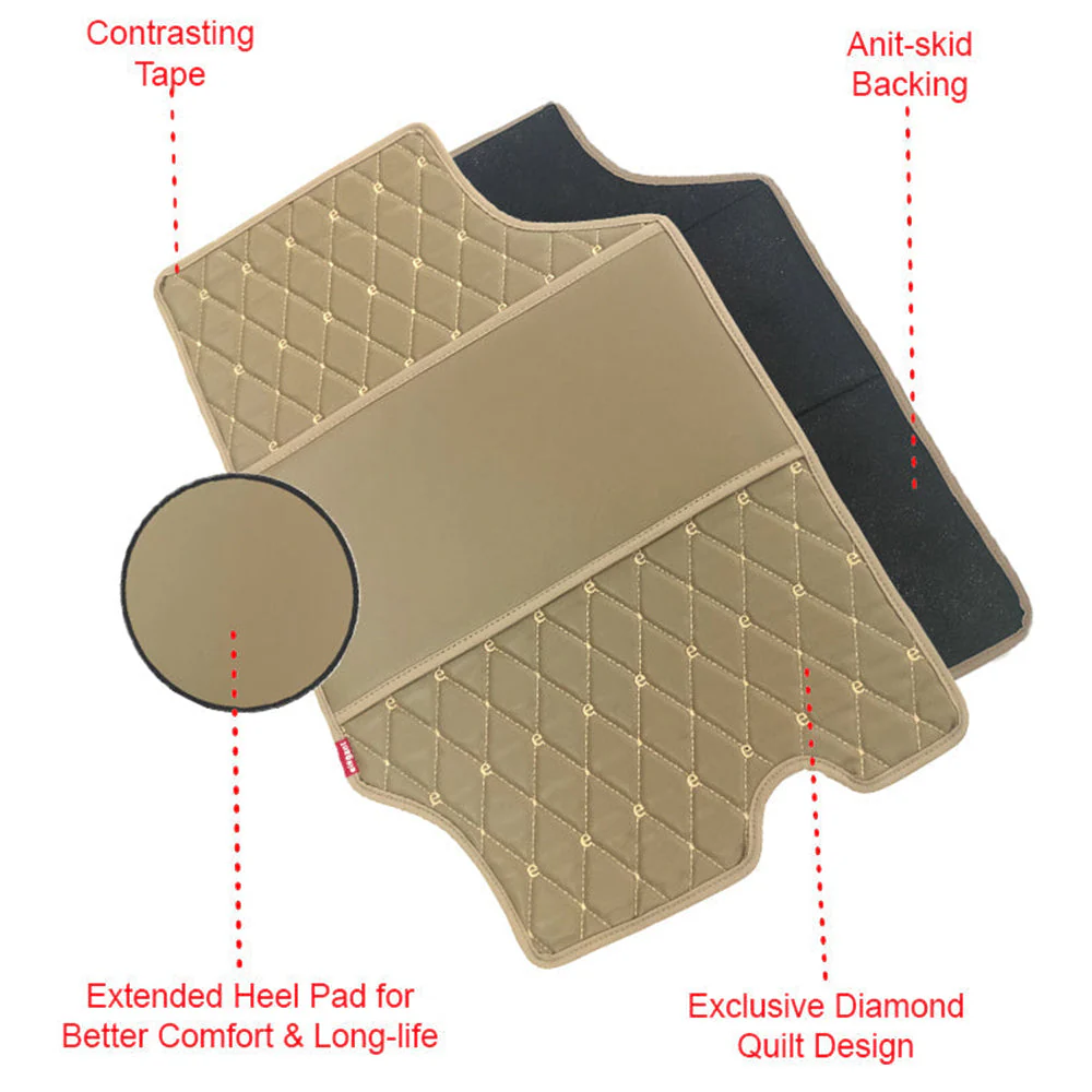 Luxury Leatherette Car Floor Mat For Mahindra XEV 9S - Image 5