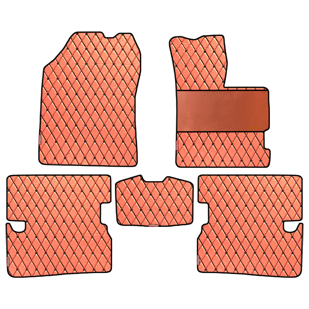 Luxury Leatherette Car Floor Mat For Mahindra XEV 9S - Image 9