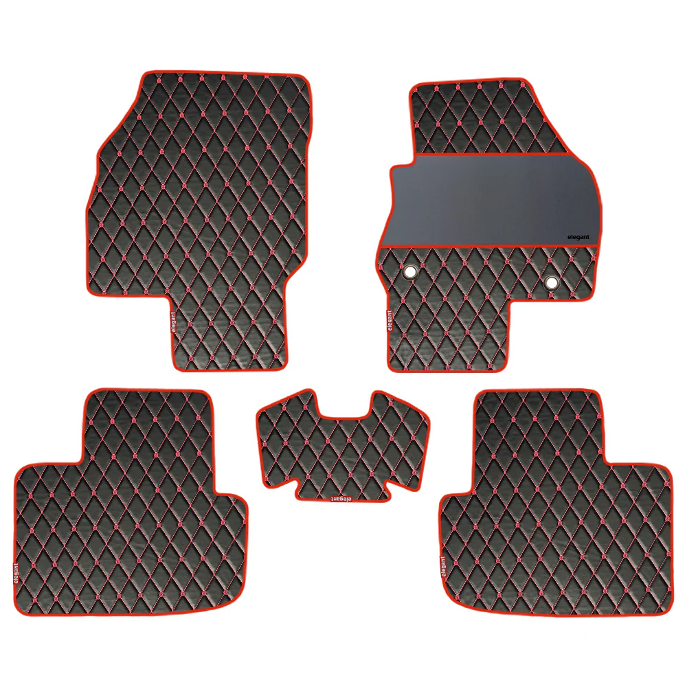 Luxury Leatherette Car Floor Mat For Skoda Kylaq - Image 2