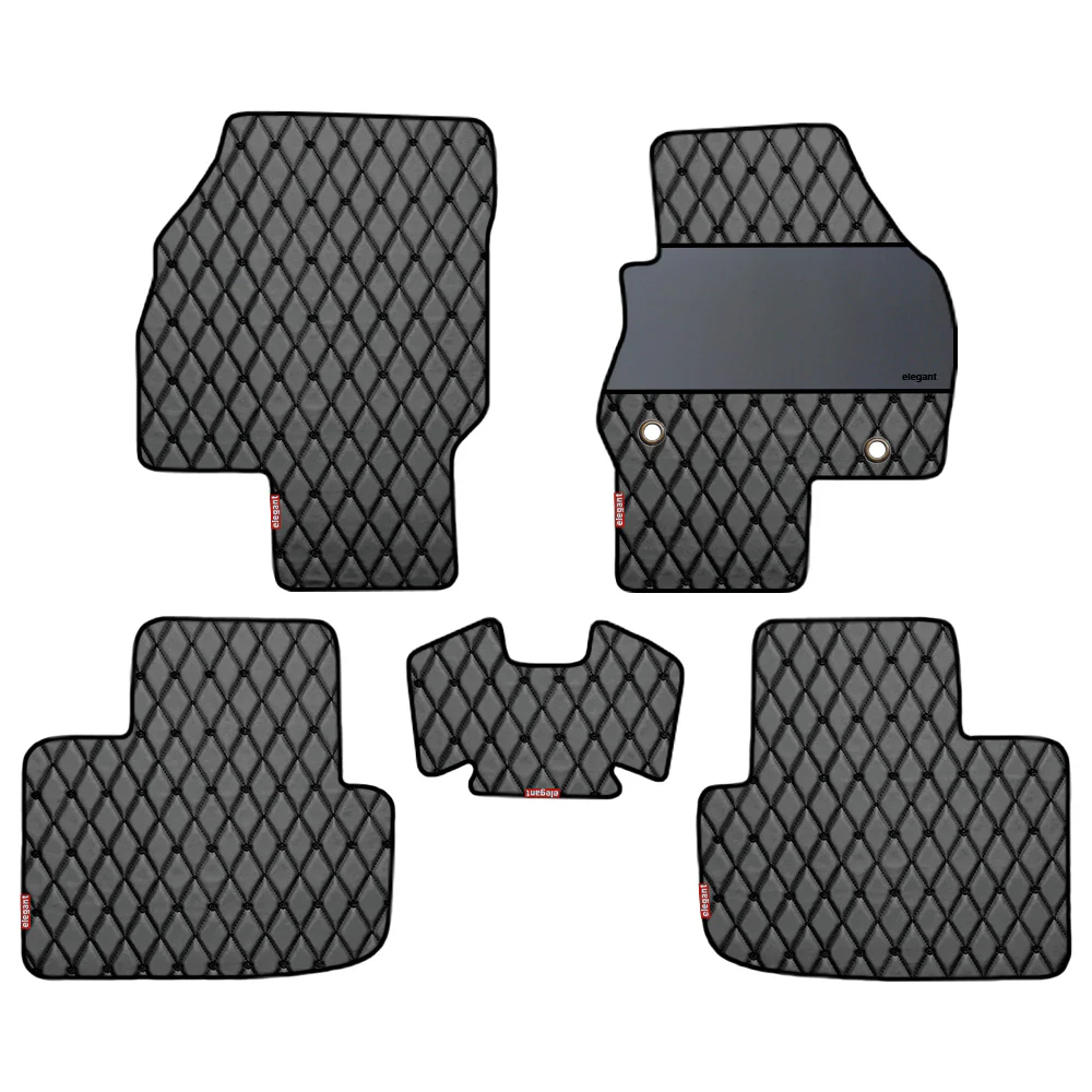 Luxury Leatherette Car Floor Mat For Skoda Kylaq - Image 3