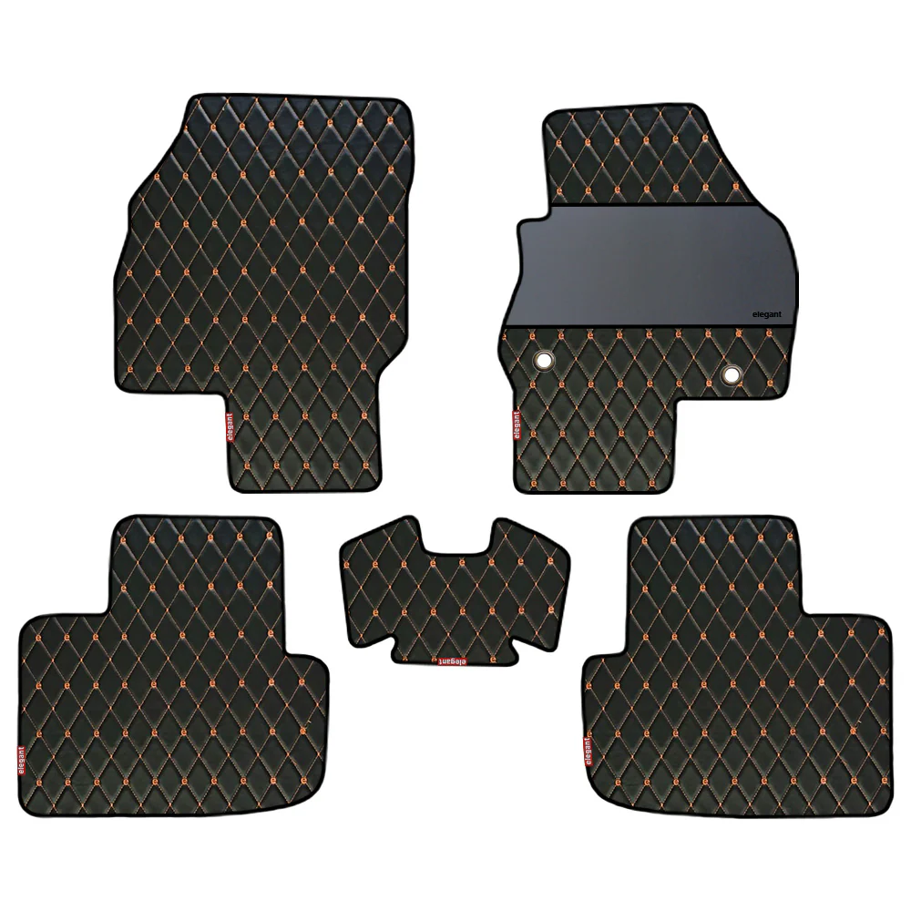 Luxury Leatherette Car Floor Mat For Skoda Kylaq - Image 5
