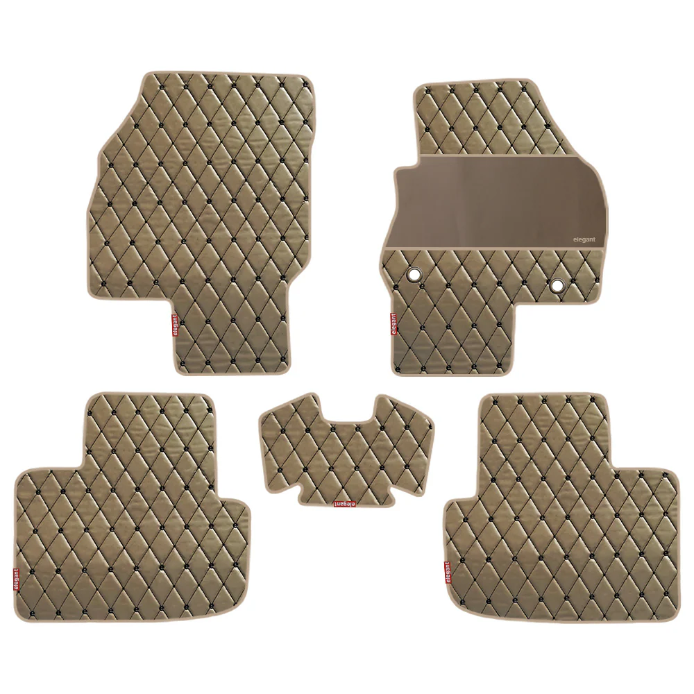 Luxury Leatherette Car Floor Mat For Skoda Kylaq - Image 7