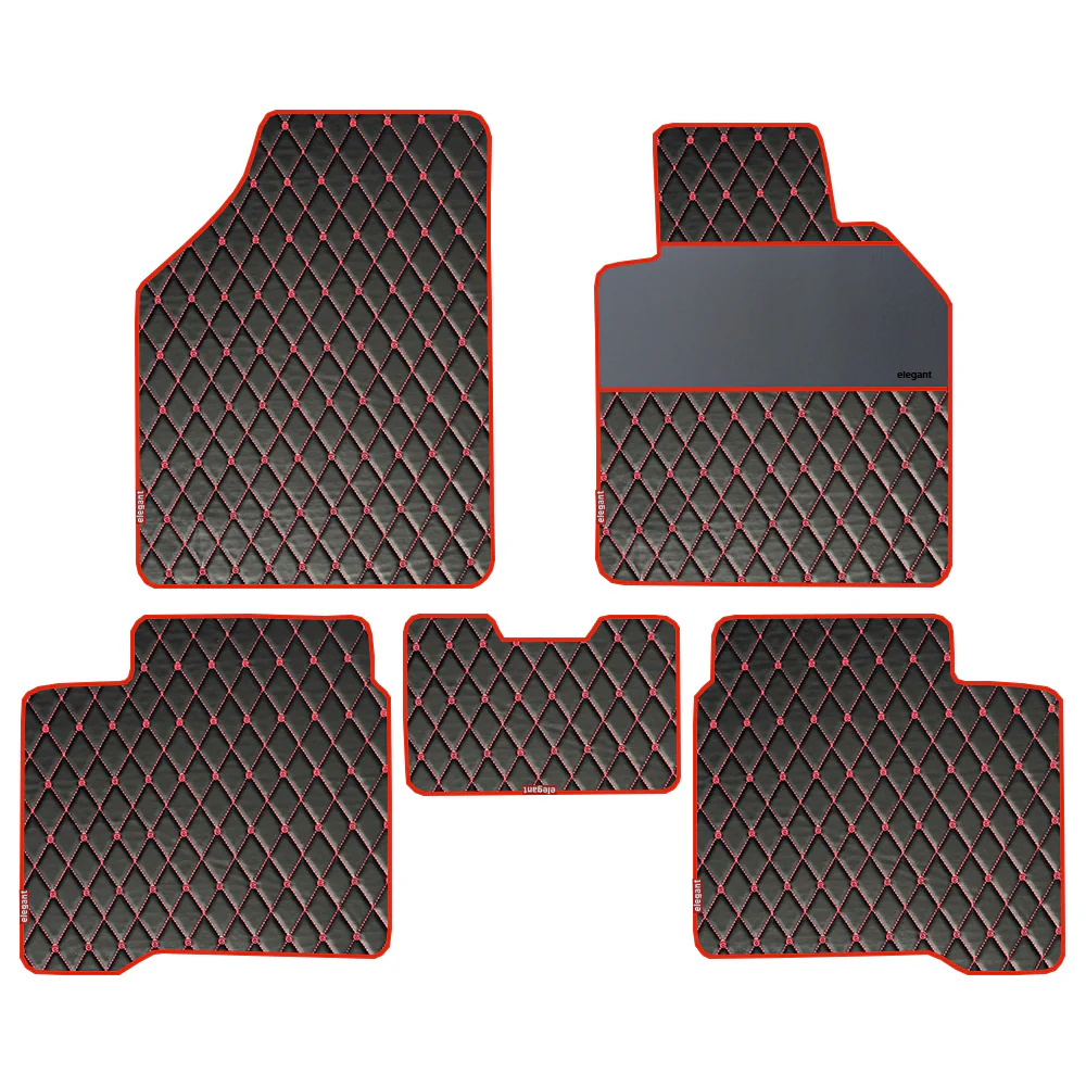 Luxury Leatherette Car Floor Mat For Toyota Taisor - Image 7