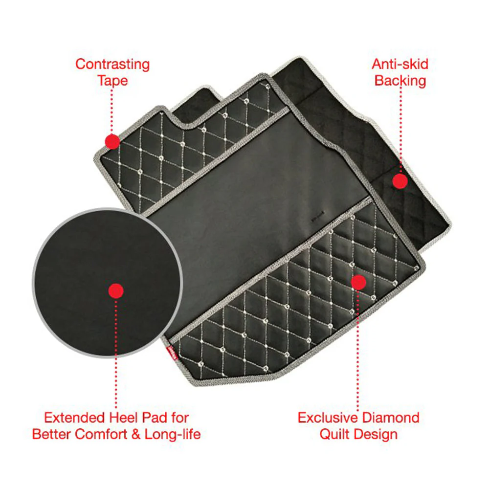 Luxury Leatherette Car Floor Mat For Volkswagen Tiguan - Image 5