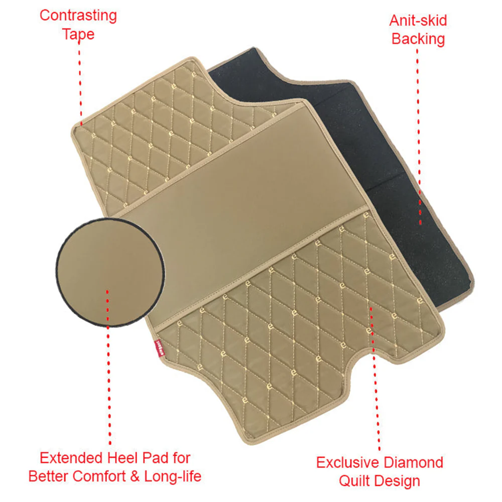 Luxury Leatherette Car Floor Mat For Hyundai Alcazar - Image 9