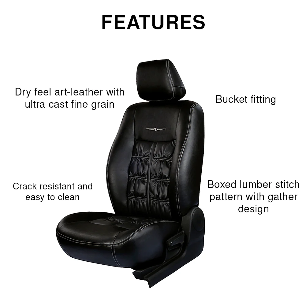 Nappa Grande Art Leather Car Seat Cover For Toyota Innova - Image 9
