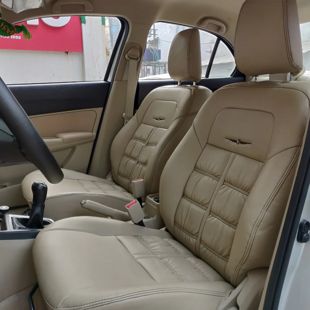 Nappa Grande Art Leather Car Seat Cover For Toyota Glanza - Image 5