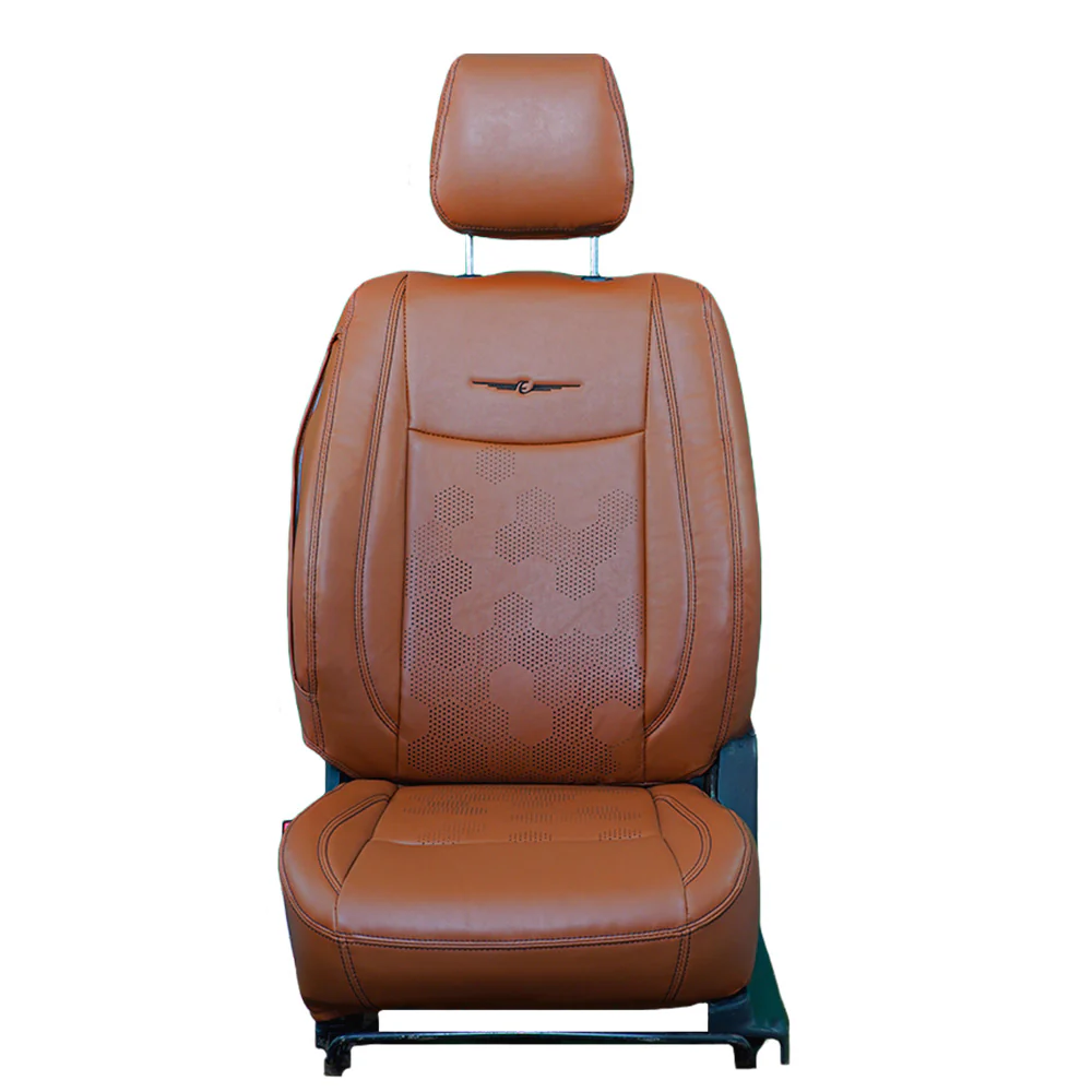 Nappa PR HEX  Art Leather Car Seat Cover For Hyundai Aura - Image 8