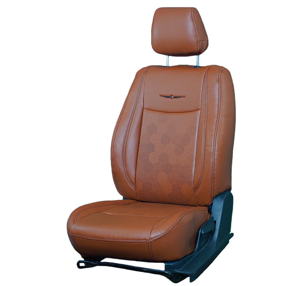 Nappa PR HEX  Art Leather Car Seat Cover For MG ZS EV - Image 4