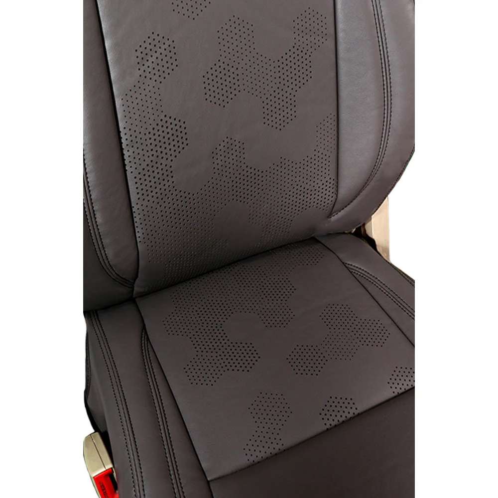 Nappa PR HEX  Art Leather Car Seat Cover For MG ZS EV - Image 8