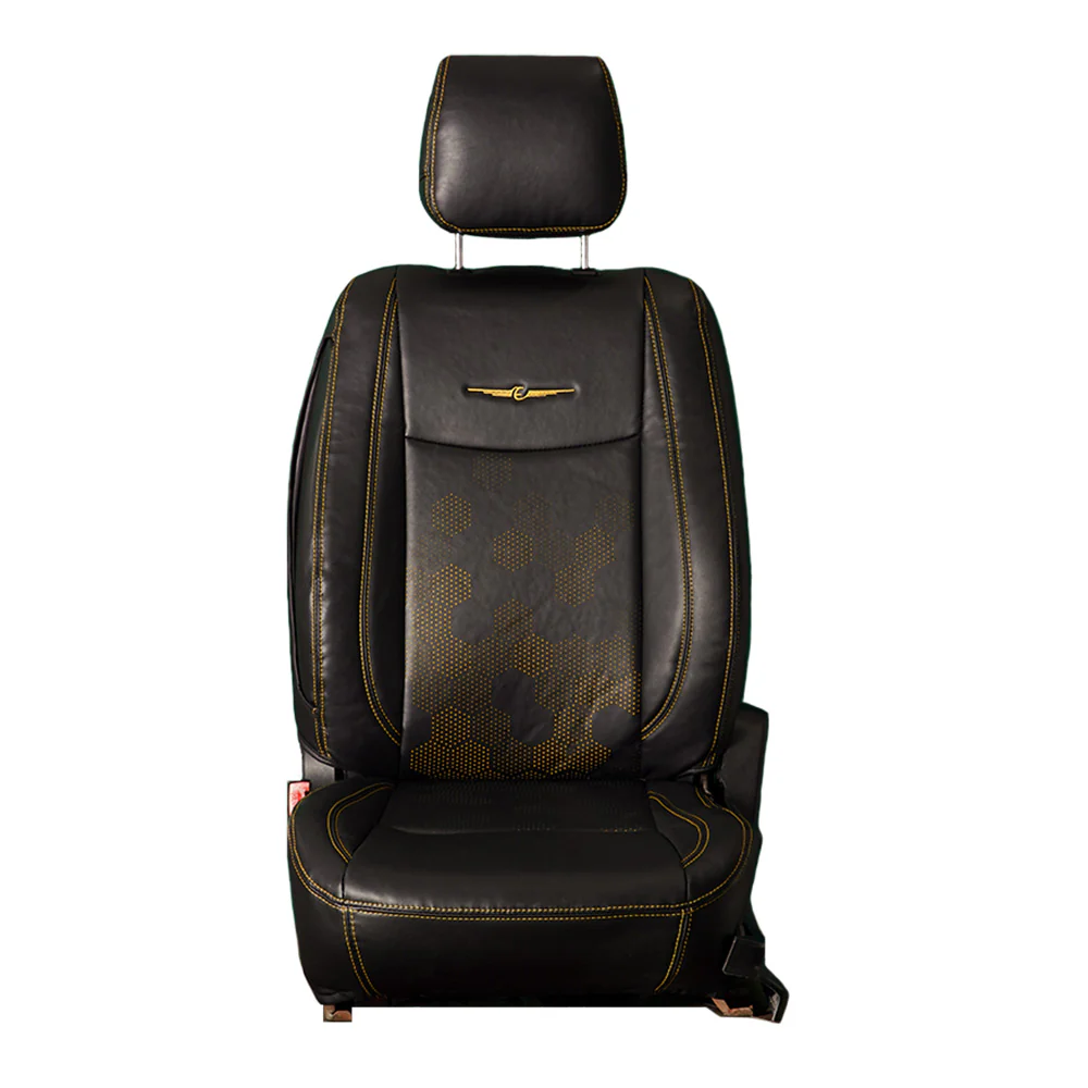 Nappa PR HEX Art Leather Car Seat Cover For Toyota Hyryder - Image 14