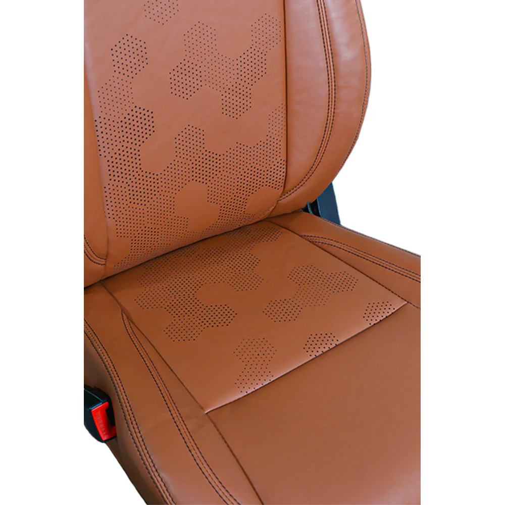Nappa PR HEX  Art Leather Car Seat Cover For Volkswagen Virtus - Image 6