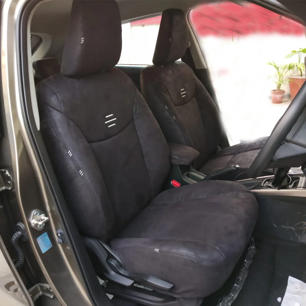 Patina Bucket Fit Leather Feel Fabric Car Seat Cover For Skoda Kushaq - Image 4