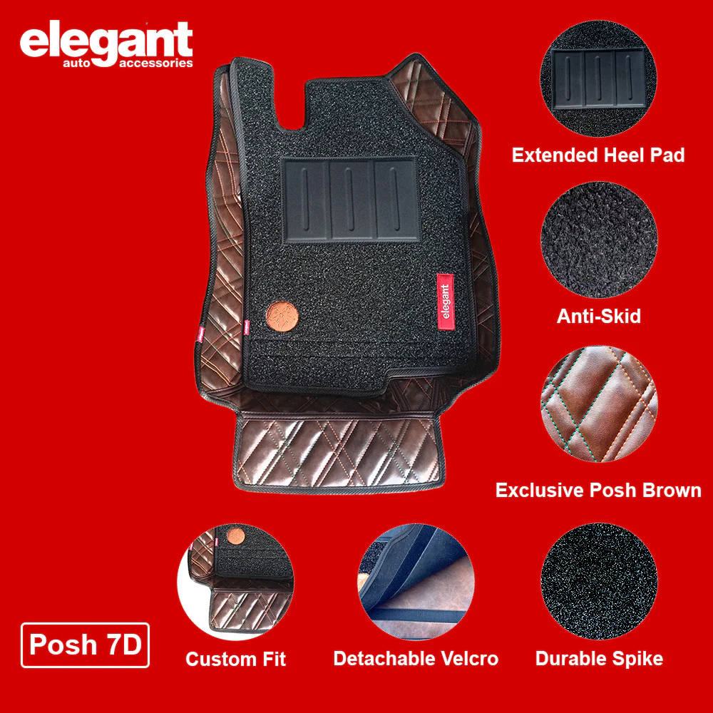 Posh 7D Car Floor Mats For Mahindra XEV 9S - Image 4