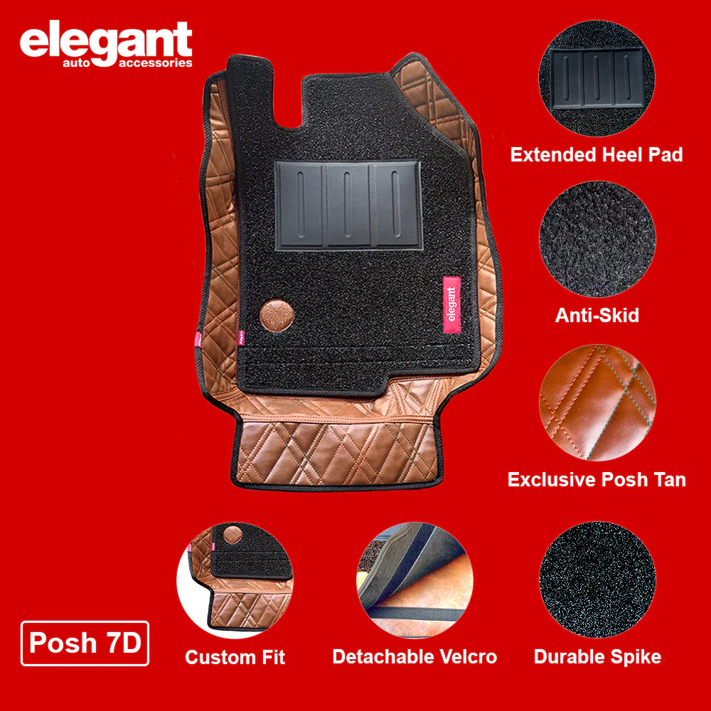 Posh 7D Car Floor Mats For Maruti Alto - Image 9