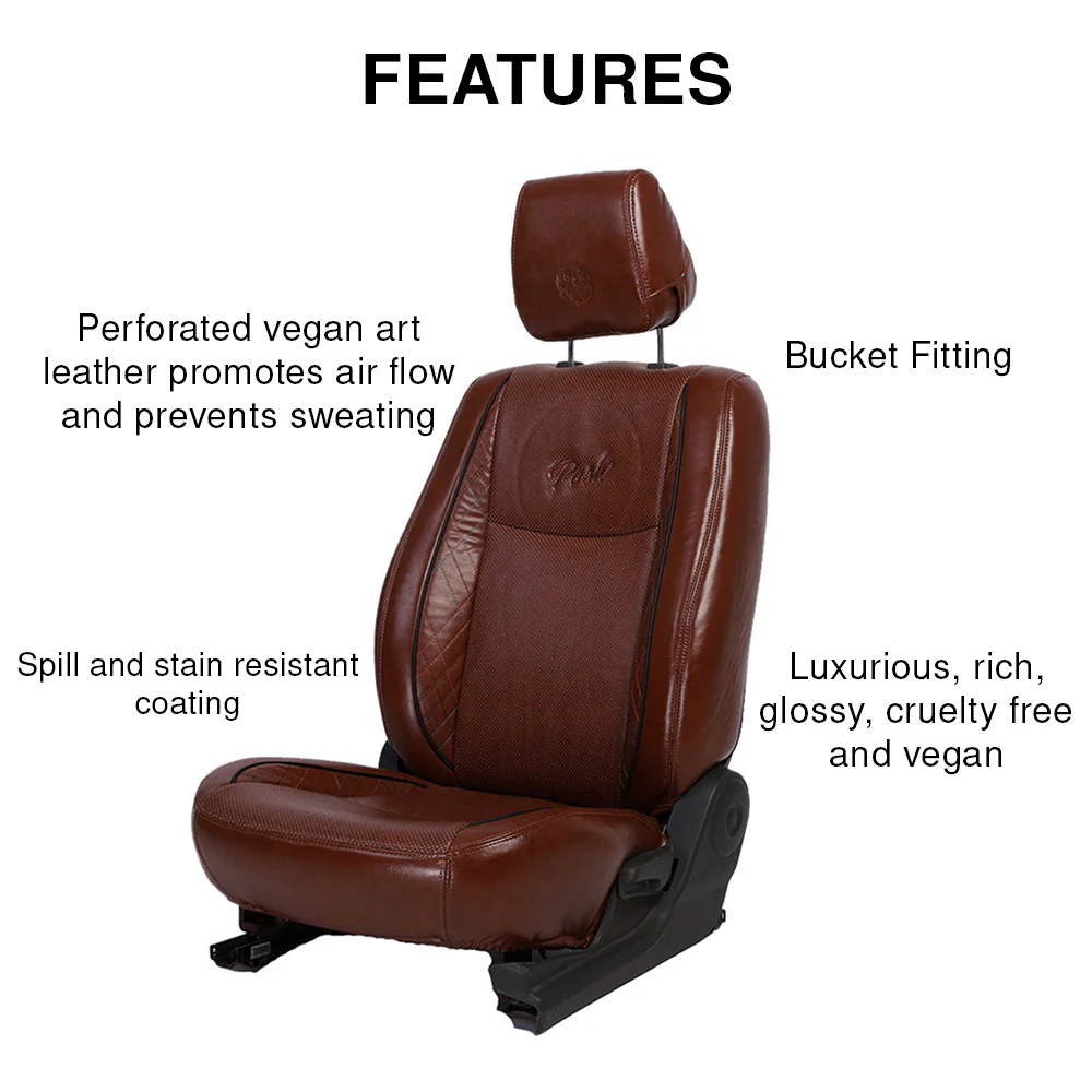 Posh Vegan Leather Car Seat Cover For Maruti Ertiga - Image 10