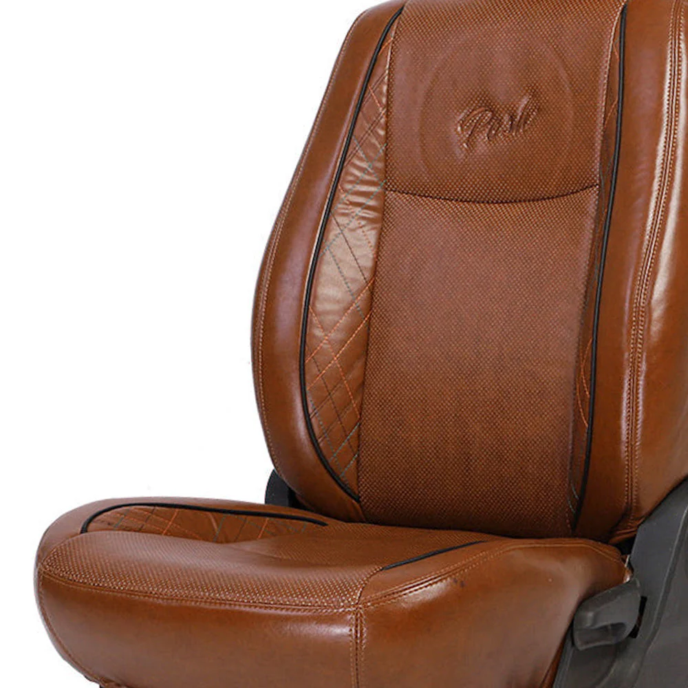 Posh Vegan Leather Car Seat Cover For MG Hector Plus - Image 2