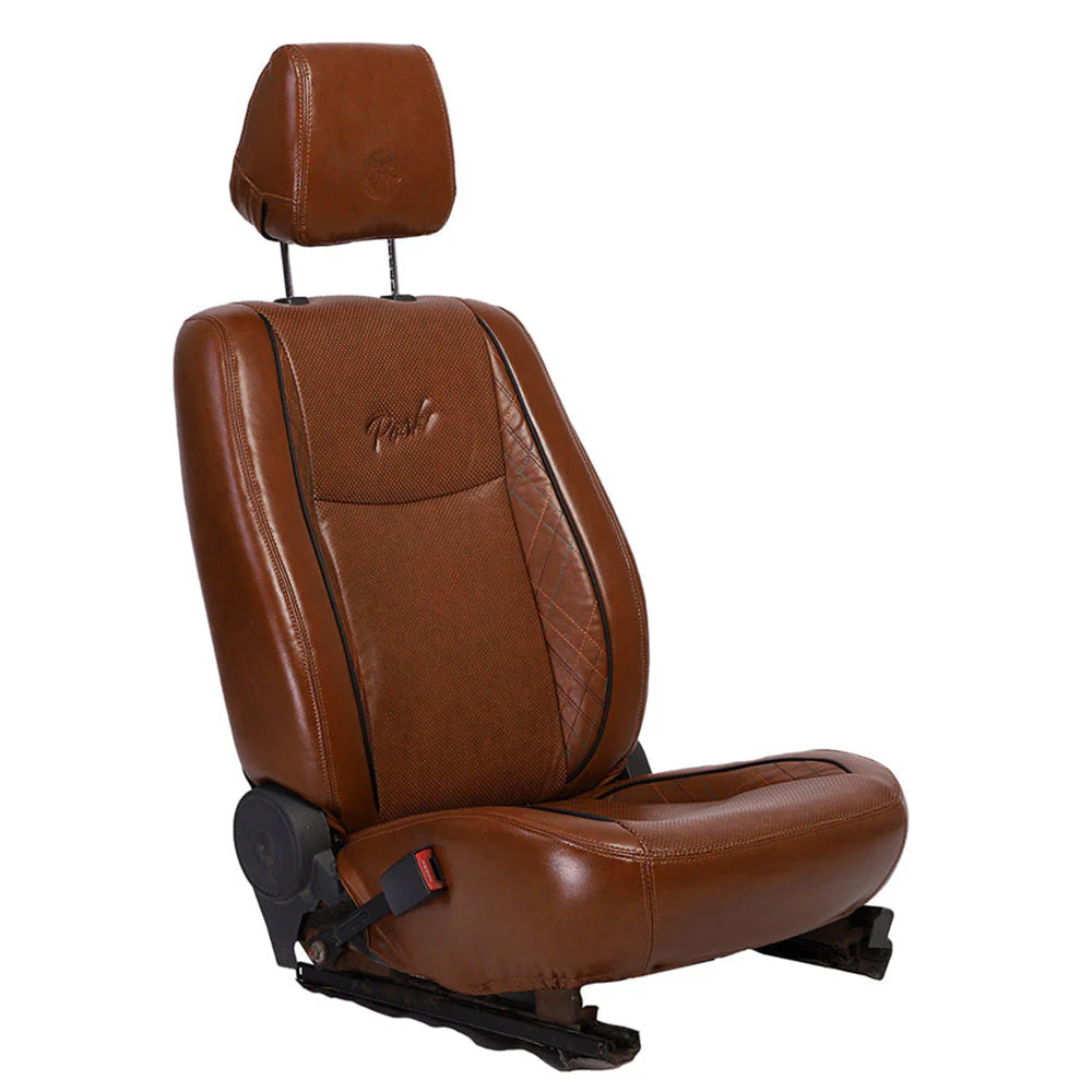 Posh Vegan Leather Car Seat Cover For MG Hector Plus - Image 4