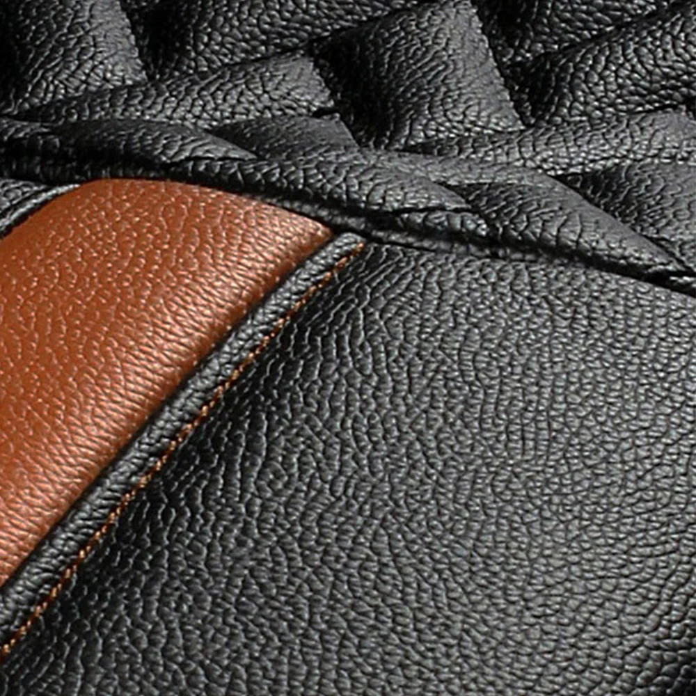 Prime Luxury Bike Seat Cover Black and Tan - Image 3