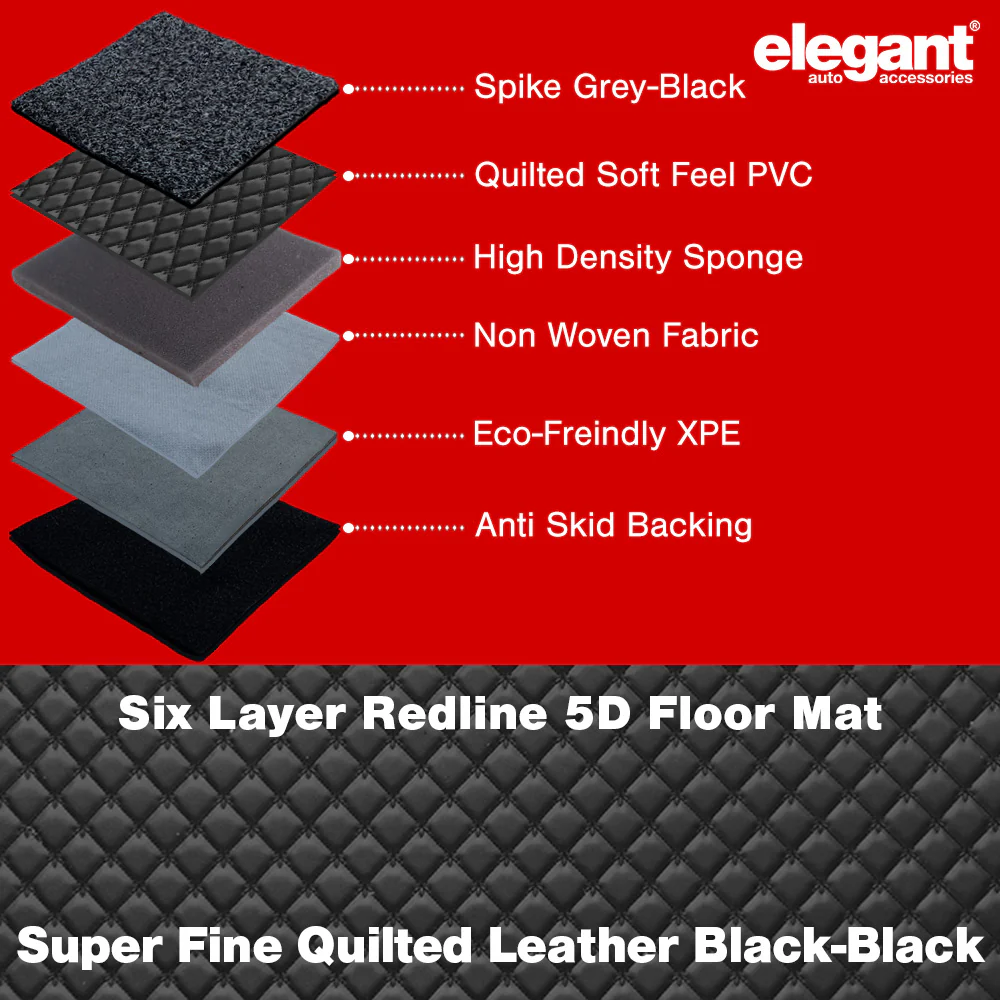 Redline 5D Car Floor Mat For Isuzu D-Max - Image 8