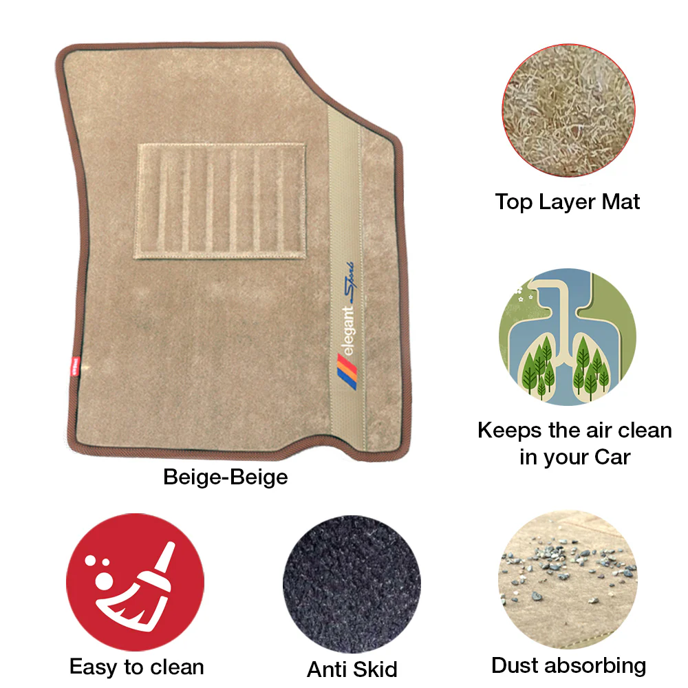 Sports Carpet Car Floor Mat For Kia Seltos - Image 9