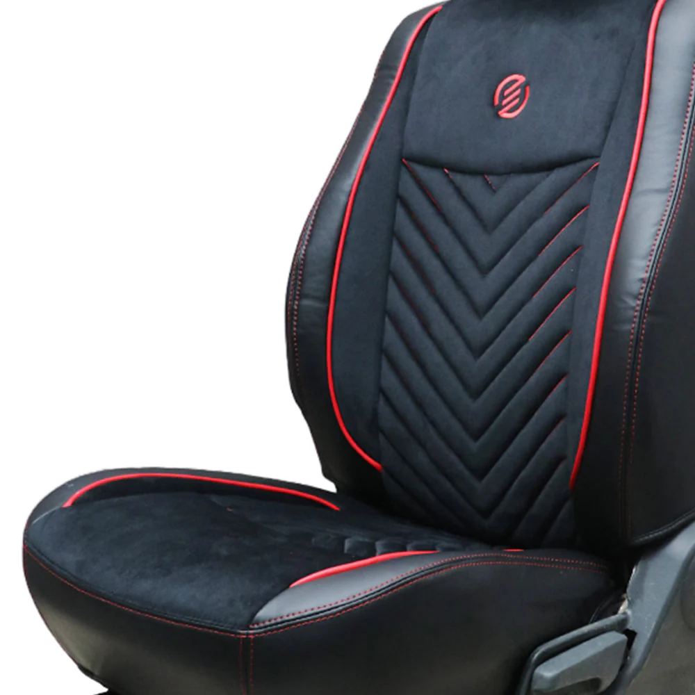 Veloba Softy Velvet Fabric Car Seat Cover For Volkswagen Virtus - Image 7