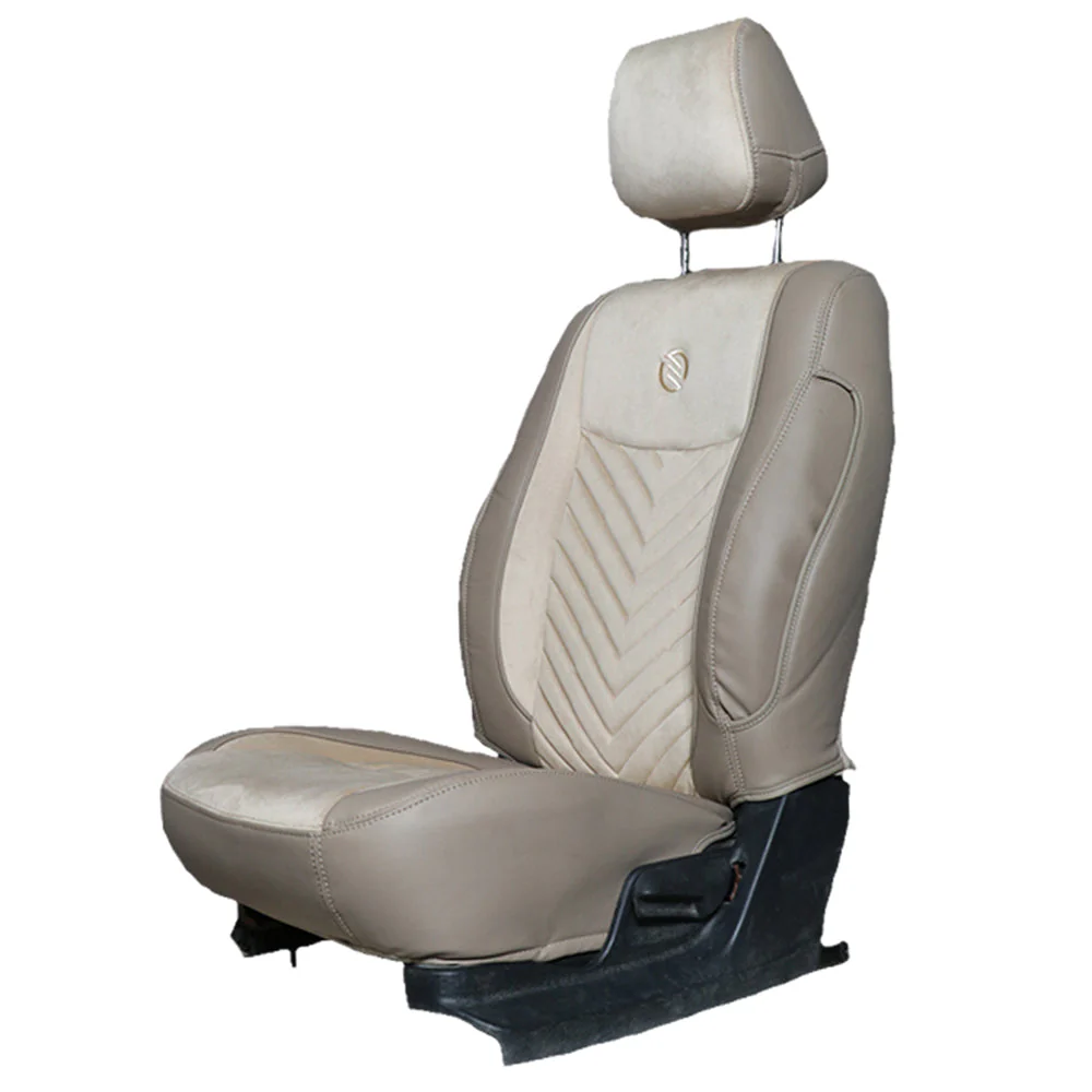 Veloba Softy Velvet Fabric Car Seat Cover For Mahindra KUV100 - Image 10