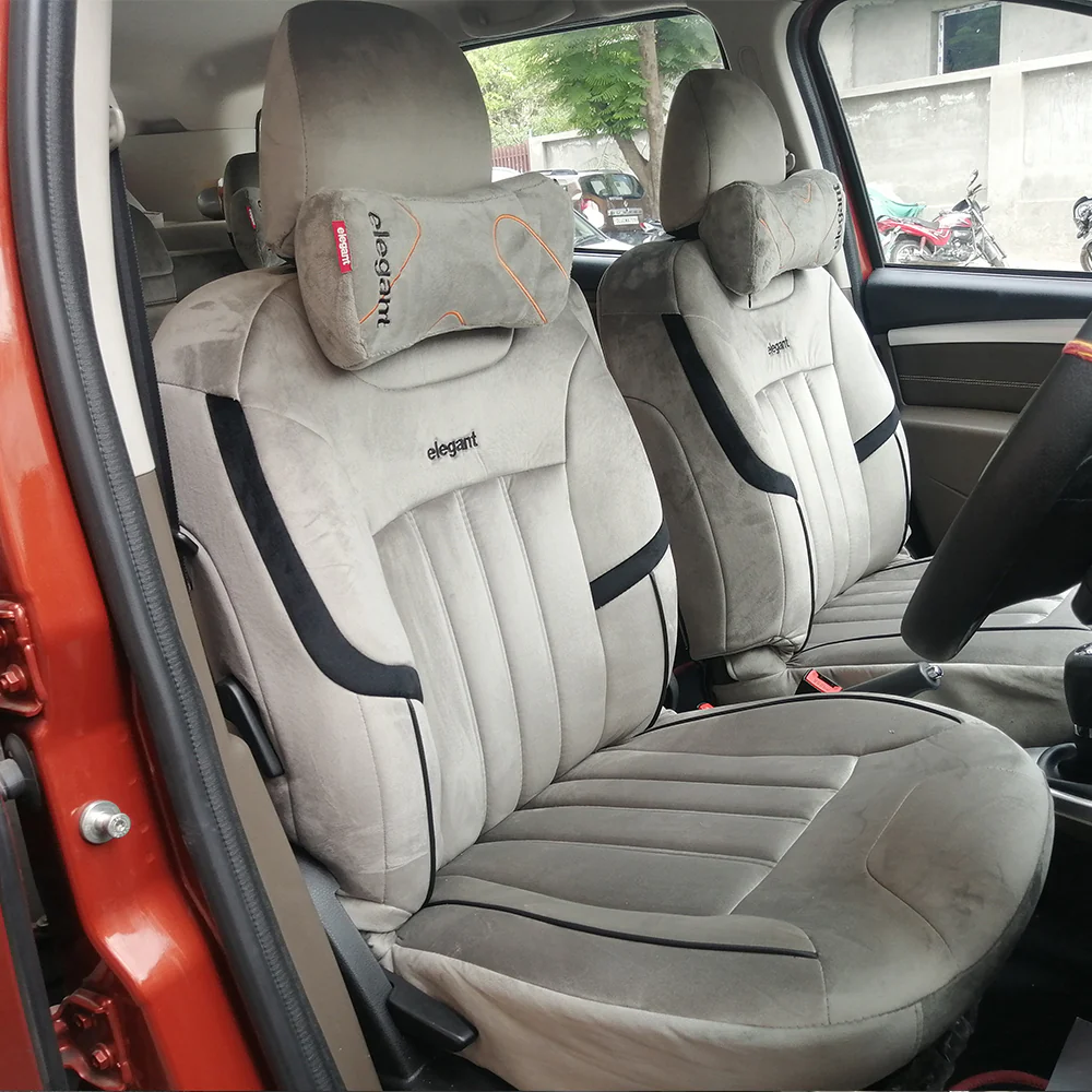 King Velvet Fabric Car Seat Cover For Ford Aspire - Image 7