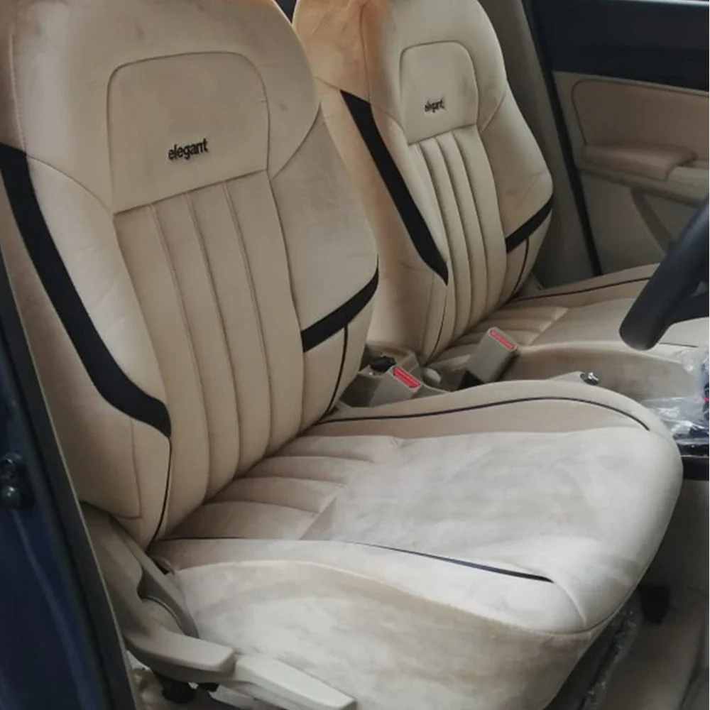 King Velvet Fabric Car Seat Cover For Maruti Ertiga - Image 2