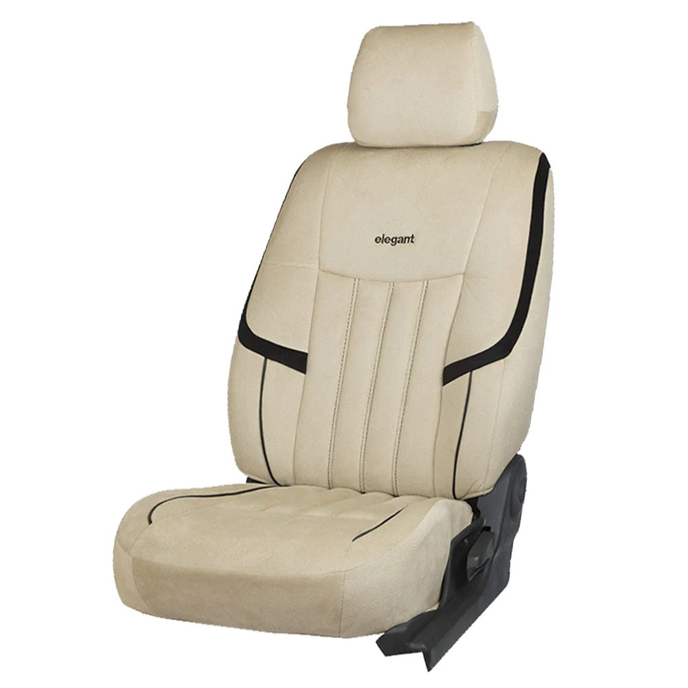 King Velvet Fabric Car Seat Cover For Tata Nexon - Image 5