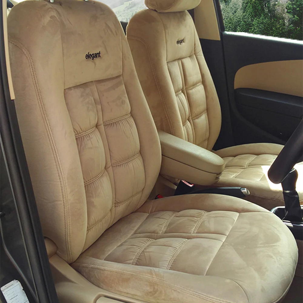 Emperor Velvet Fabric Car Seat Cover For Maruti Ertiga - Image 2