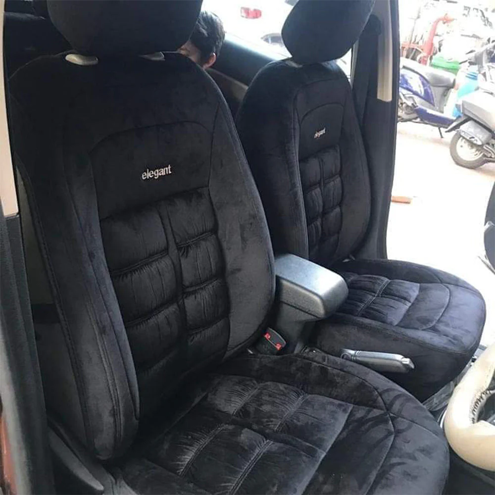 Emperor Velvet Fabric Car Seat Cover For Chevrolet Beat - Image 7