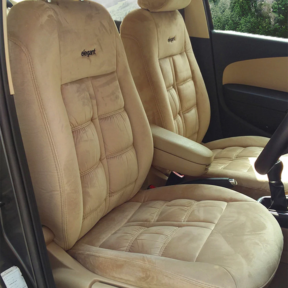 Emperor Velvet Fabric Car Seat Cover For Honda Brio - Image 6
