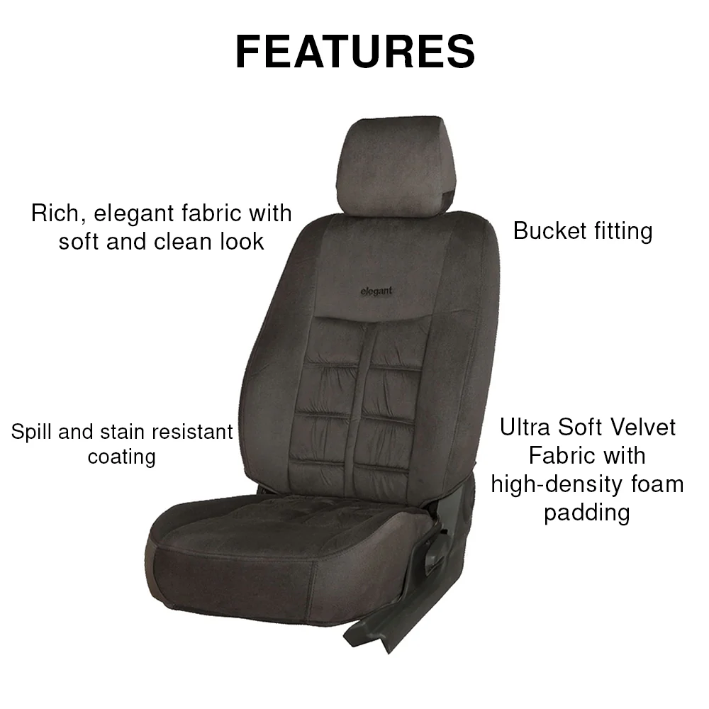 Emperor Velvet Fabric Car Seat Cover For Mahindra XUV500 - Image 12