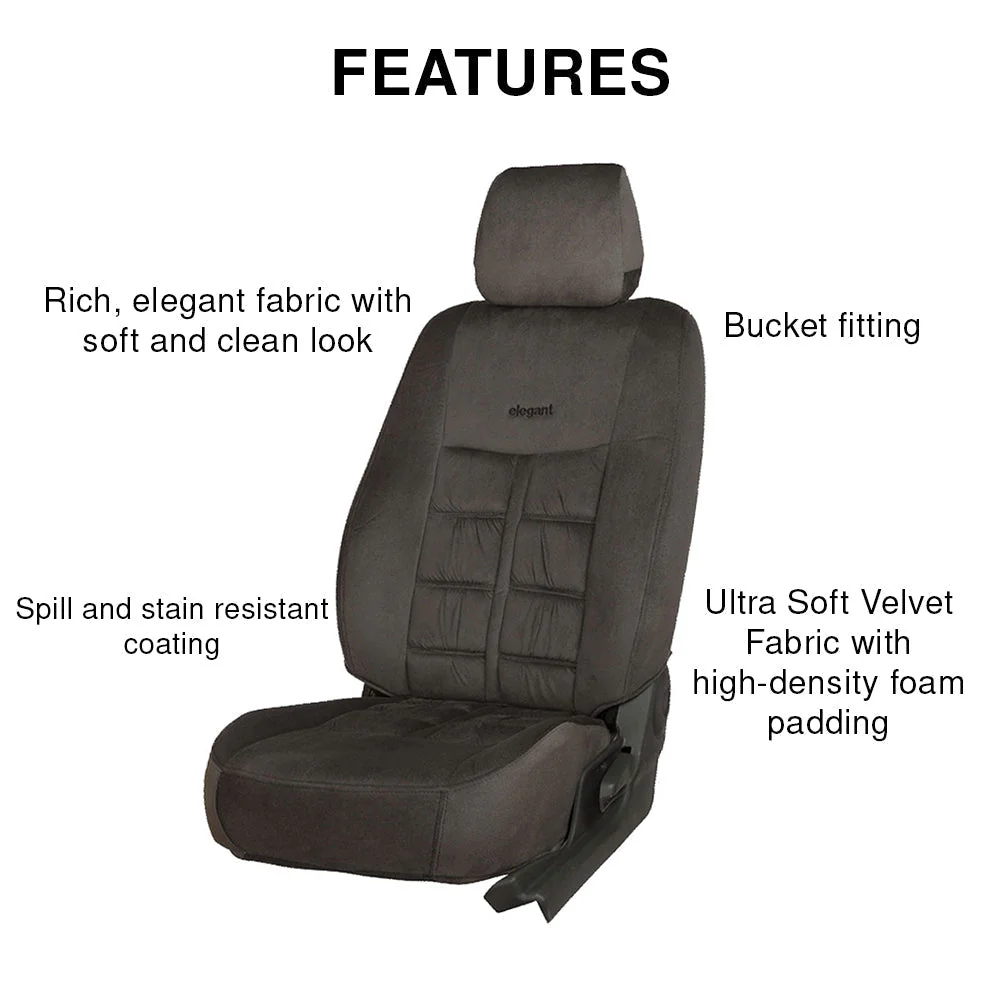 Emperor Velvet Fabric Car Seat Cover For Toyota Altis - Image 12