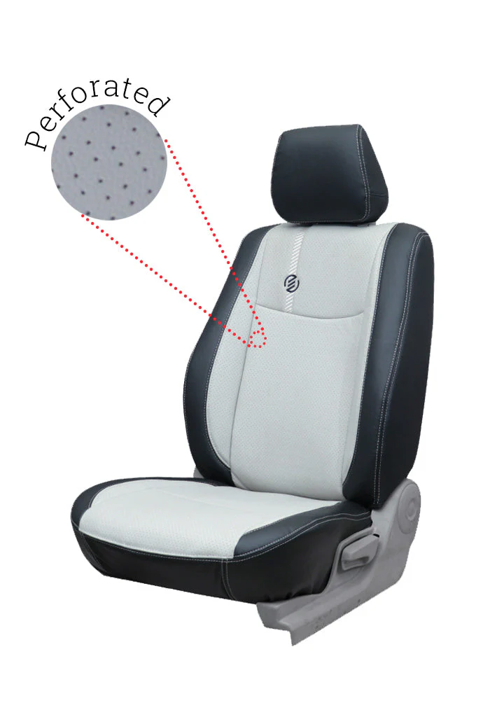 Venti 1 Duo Perforated Art Leather Car Seat Cover For Mahindra Scorpio - Image 5