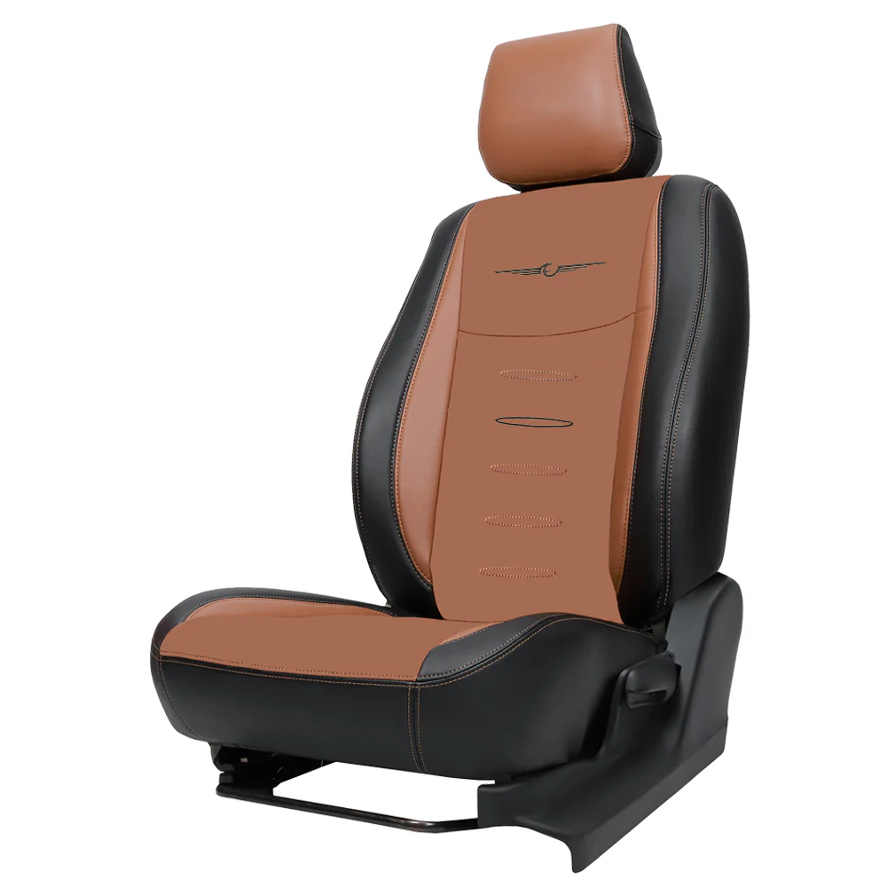 Oval Plus Bucket Fit Art Leather Car Seat Cover For Maruti Brezza - Image 3