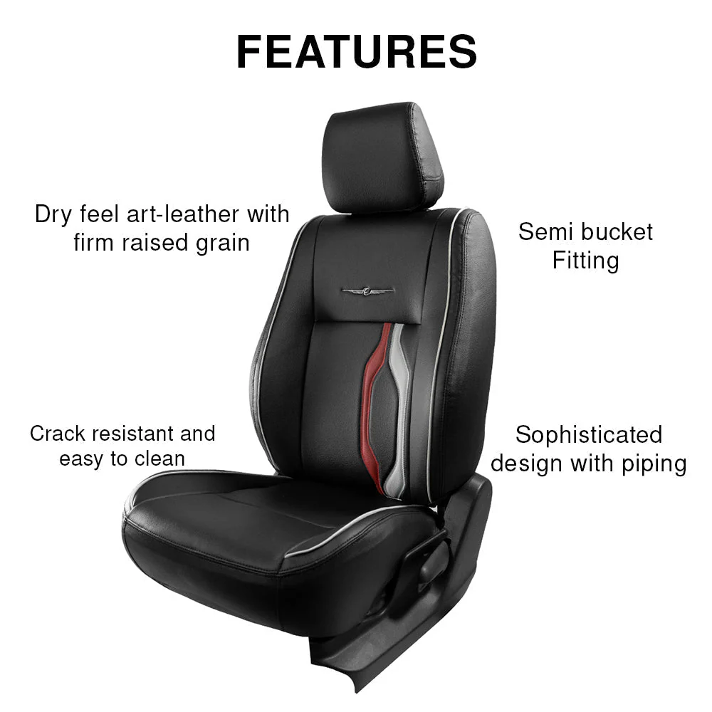 Vogue Trip Plus Art Leather Bucket Fitting Car Seat Cover For Maruti Celerio - Image 8