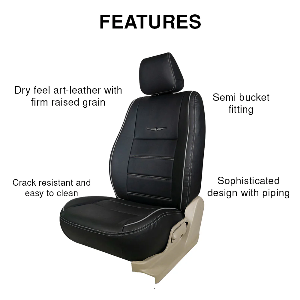 Vogue Urban Plus Art Leather Car Seat Cover For Hyundai Aura - Image 8