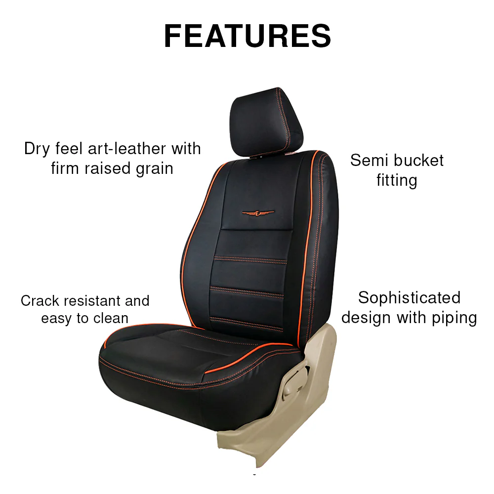 Vogue Urban Plus Art Leather Car Seat Cover For Volkswagen Vento - Image 19