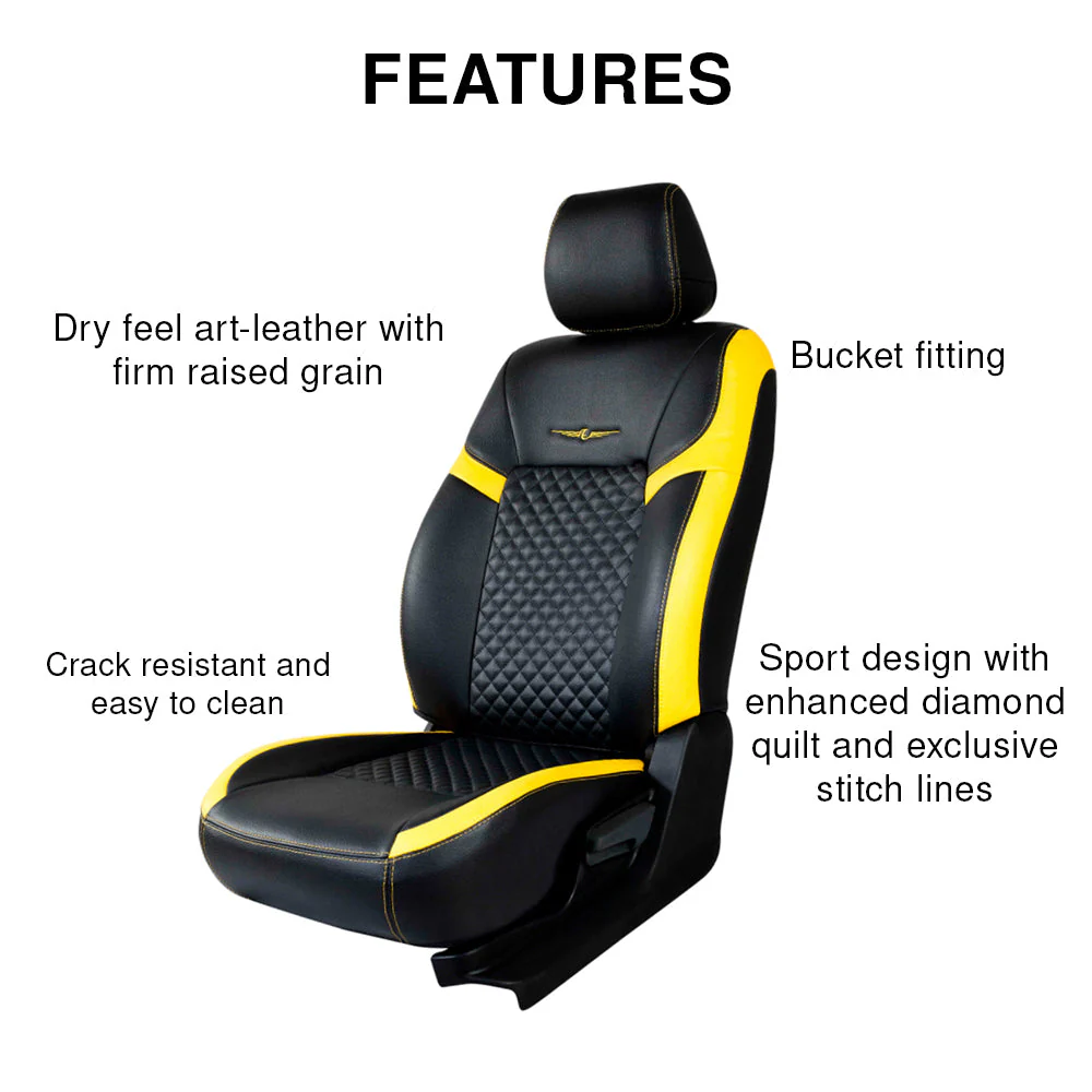 Vogue Star Art Leather Car Seat Cover For Mahindra XUV 400 EV - Image 15