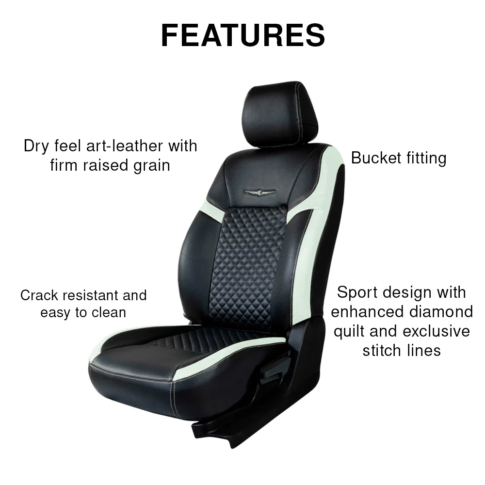 Vogue Star Art Leather Car Seat Cover For Toyota Innova Crysta - Image 4