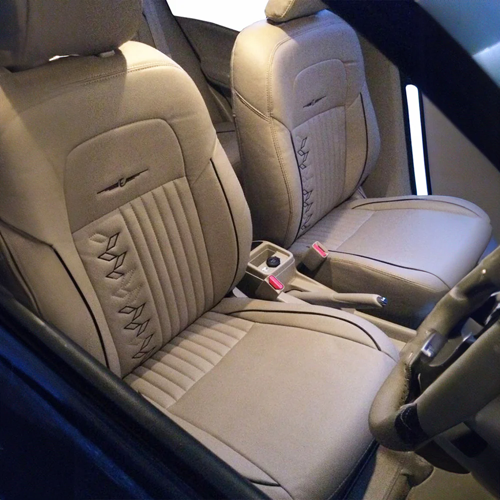 Vogue Knight Art Leather Car Seat Cover For Maruti Ciaz - Image 2