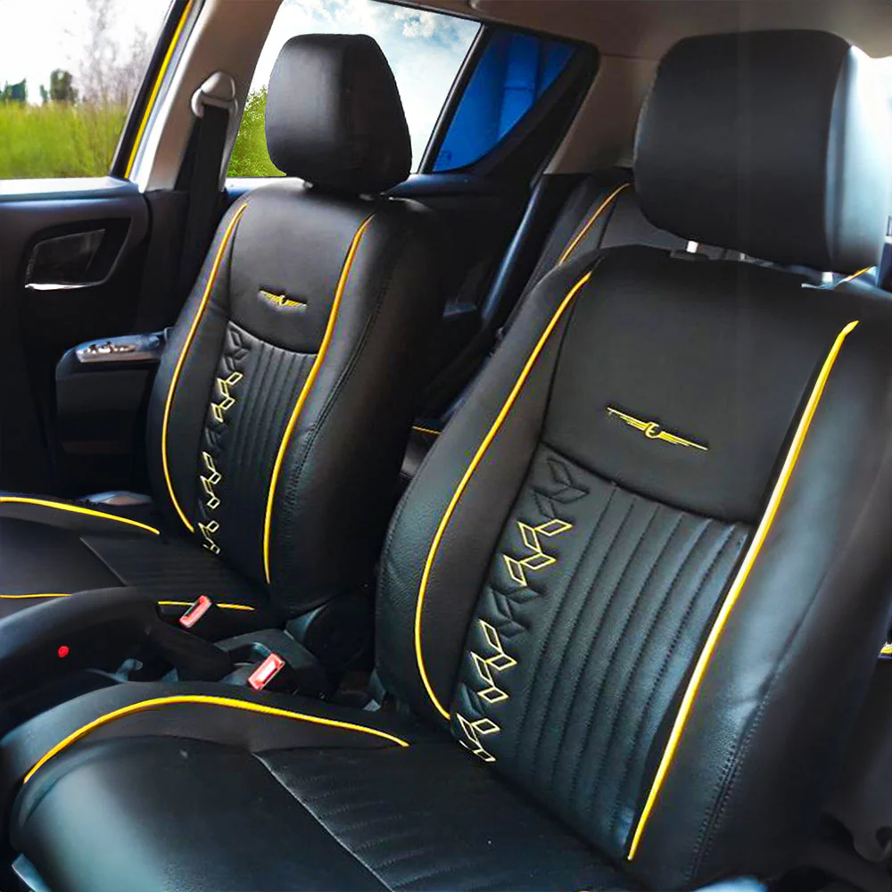 Vogue Knight Art Leather Car Seat Cover For Mahindra Thar - Image 7